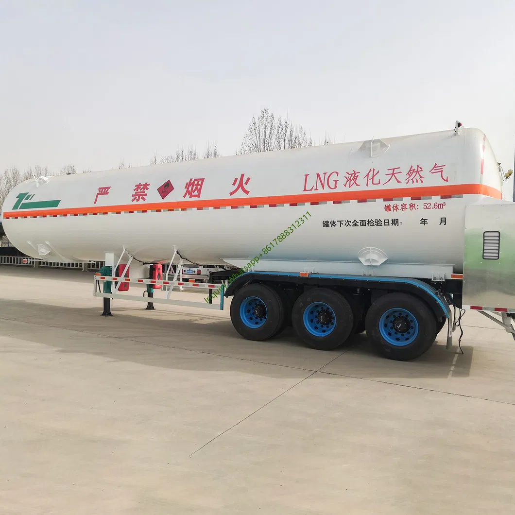 Sinotruk Manufacturing Factory LNG Semi Trailer LNG Storage Semi Trailer