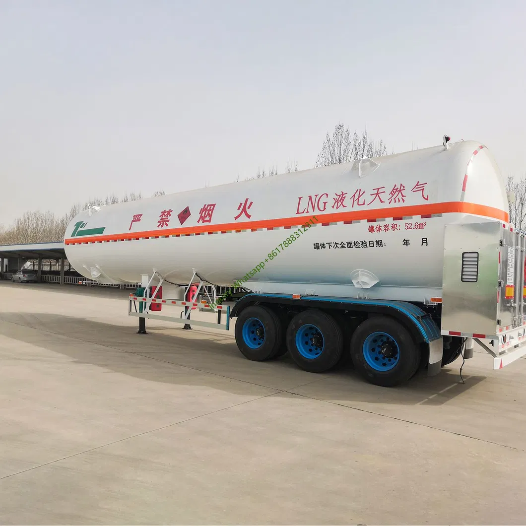 Sinotruk Manufacturing Factory LNG Semi Trailer LNG Storage Semi Trailer