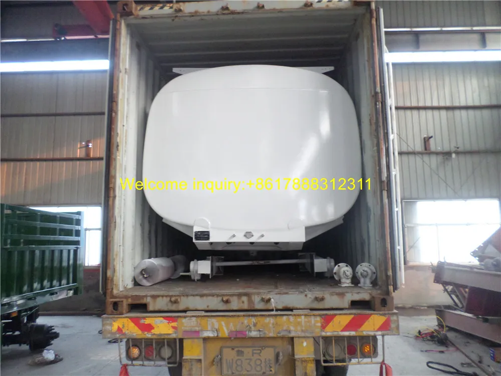 Sinotruk Manufacturing Factory LNG Semi Trailer LNG Storage Semi Trailer