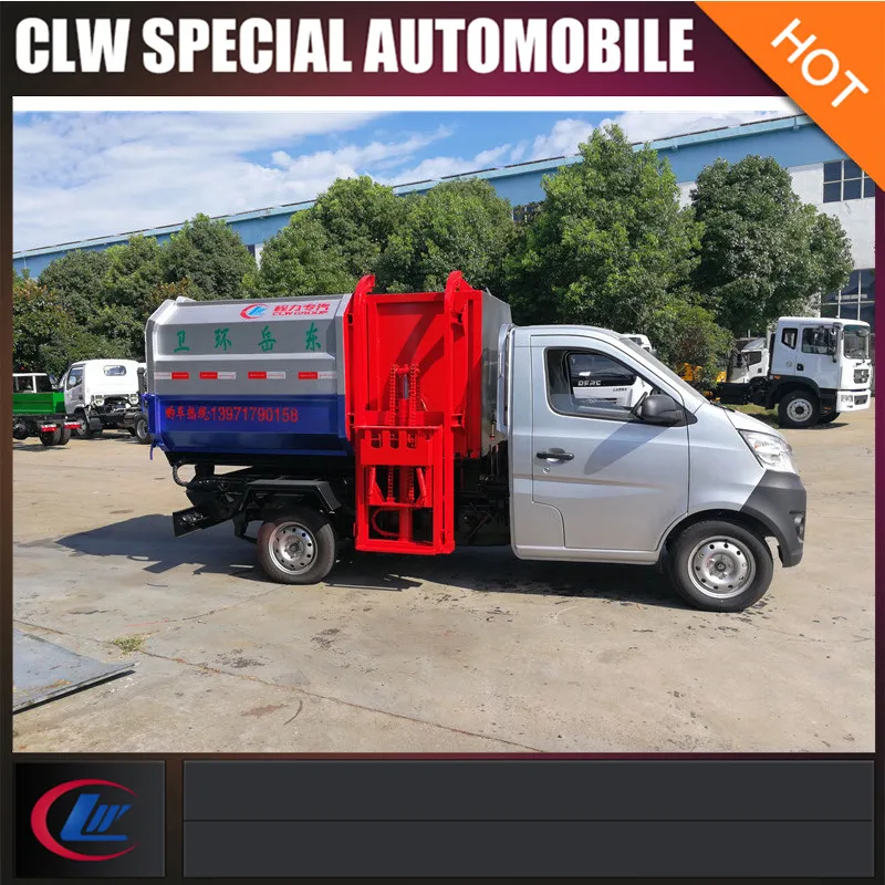 Small Side Loading Garbage Truck with Foton Chassis