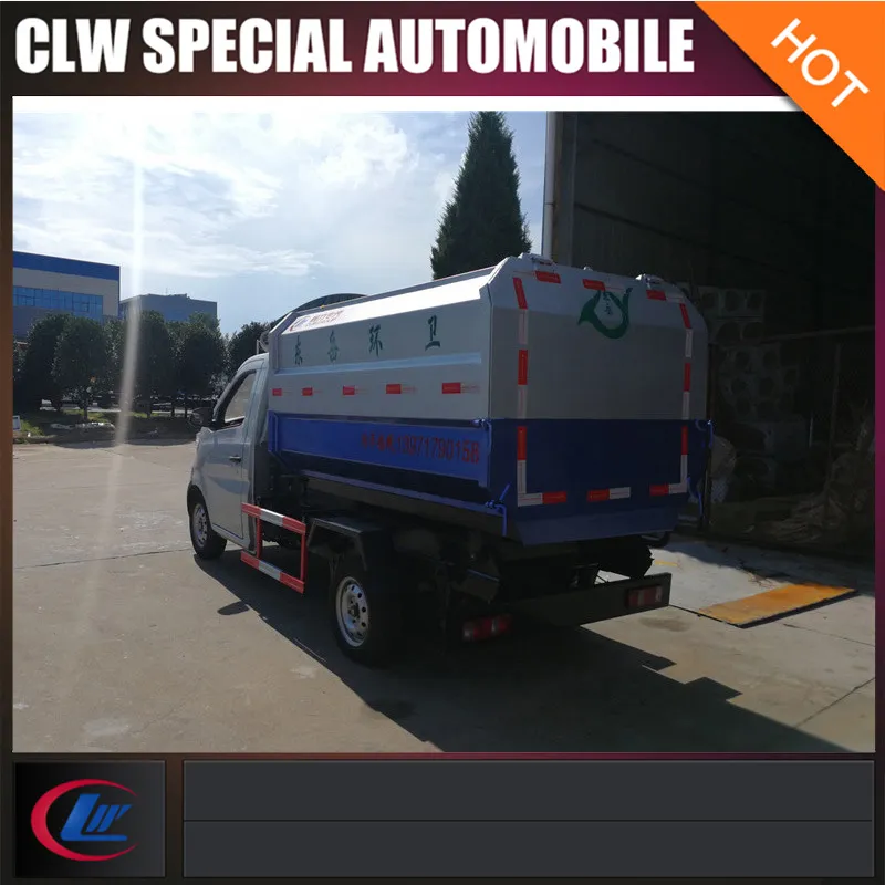 Small Side Loading Garbage Truck with Foton Chassis