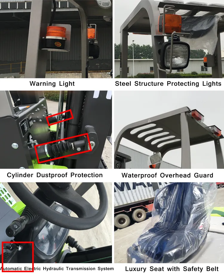 Snsc 3ton Gasoline Petrol Gas Forklift Truck with Ce