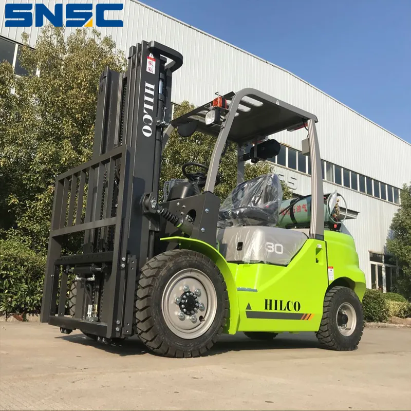 Snsc 3ton Gasoline Petrol Gas Forklift Truck with Ce