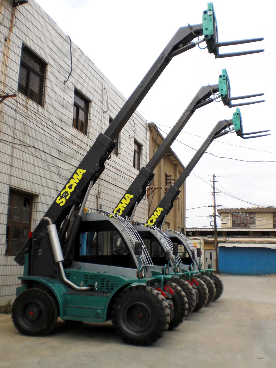 Socma 3t Hnt30-4 Mini 4WD Telescopic Forklift