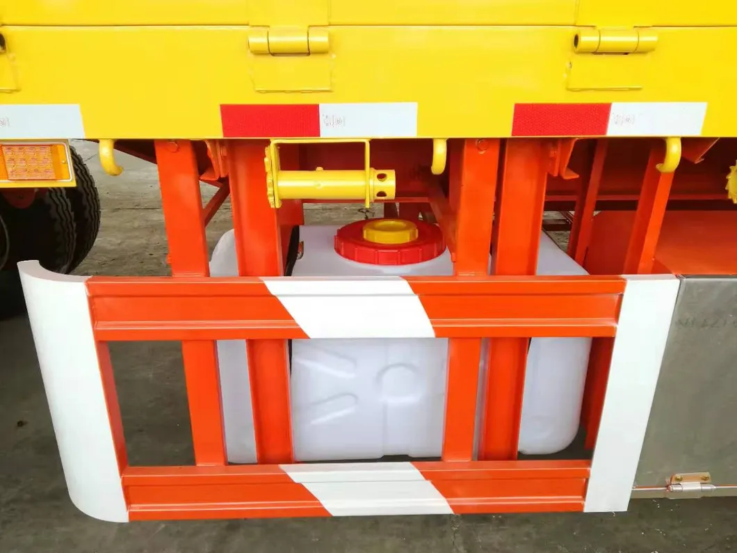 Steel 30t Tri Axle Capacity Full Trailer for Cargo Transport