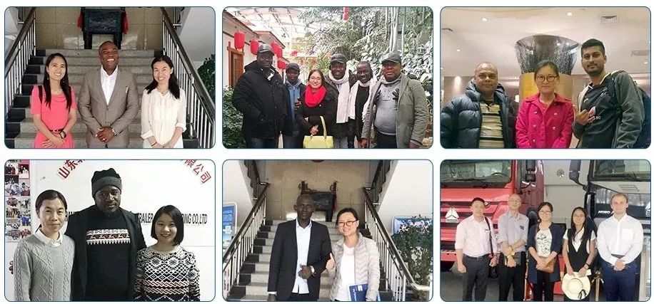 Sunken Lower Loading Deck Lowbed Truck Semitrailer Low Bed Semi Trailer