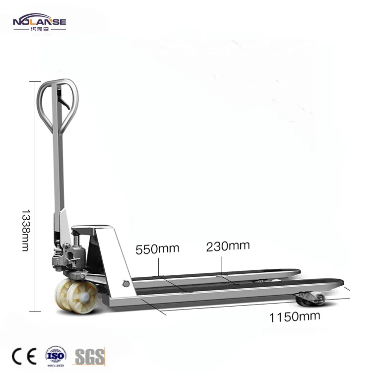 Suppliers Best Handling Long Hand Pallet Truck 2t 3t 2500kg for Lifting Equipment Used Sale
