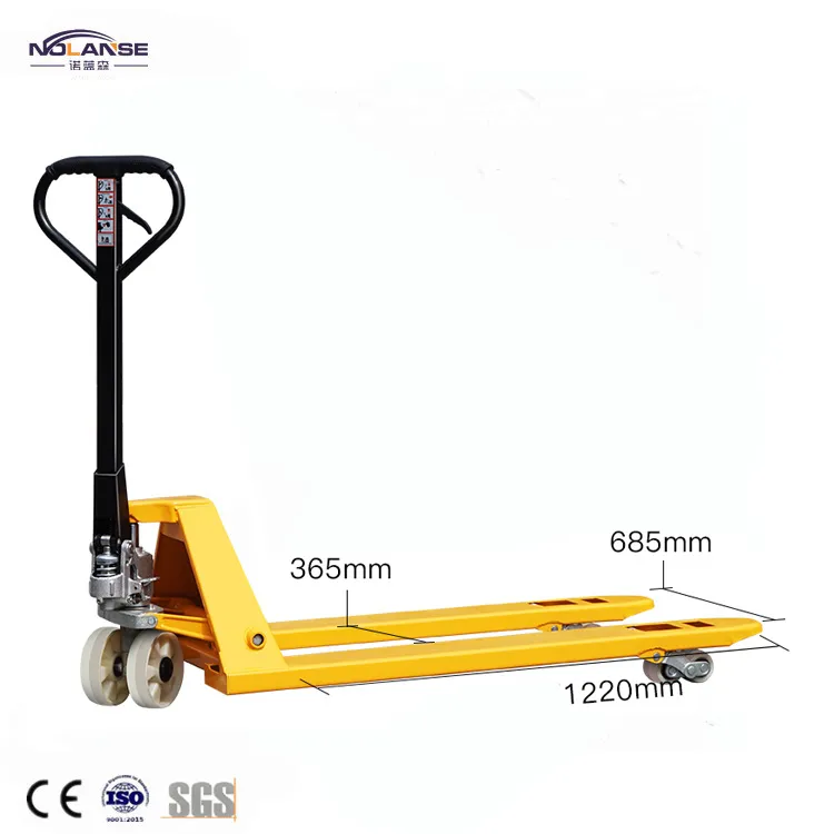 Suppliers Best Handling Long Hand Pallet Truck 2t 3t 2500kg for Lifting Equipment Used Sale