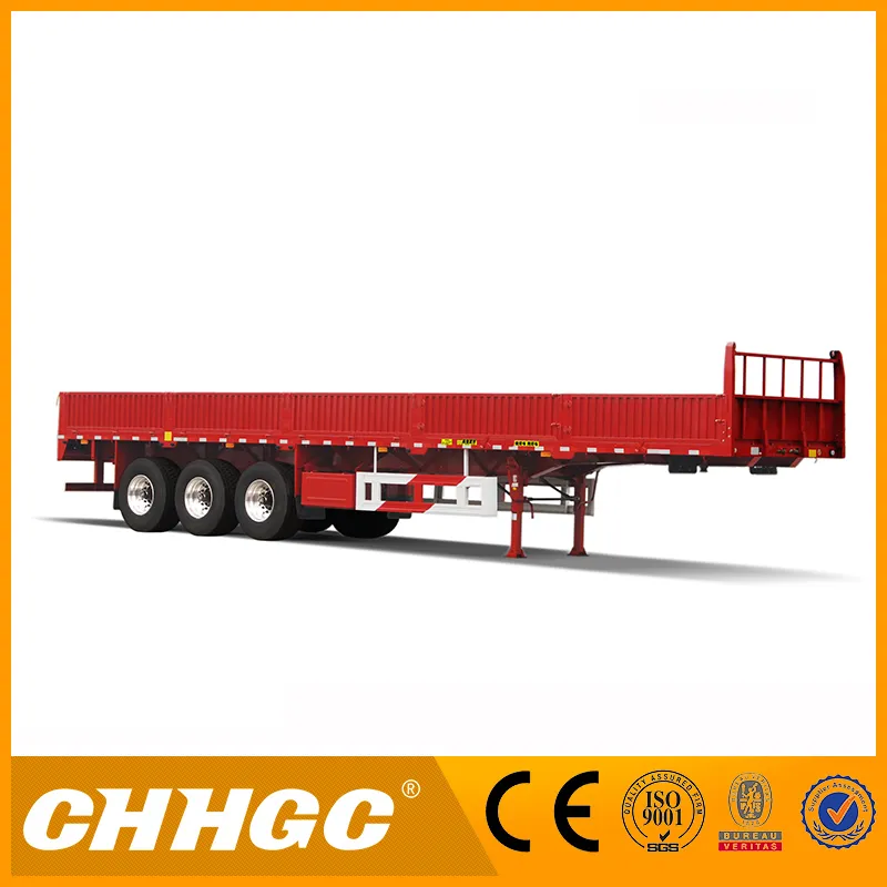 Three Axles Light Duty Side Wall Cargo Trailer