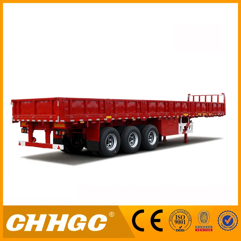 Three Axles Light Duty Side Wall Cargo Trailer