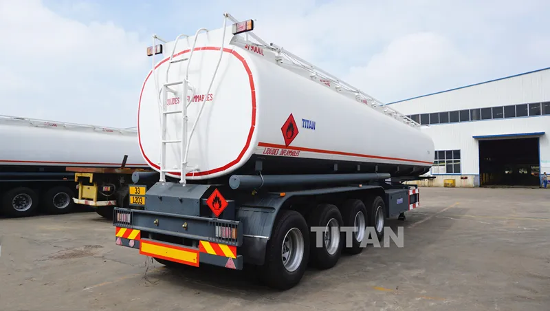 Titan Elliptical Mono Block Oil Propane Tanker Vessel Trailer for Sale