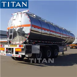 Titan Elliptical Mono Block Oil Propane Tanker Vessel Trailer for Sale