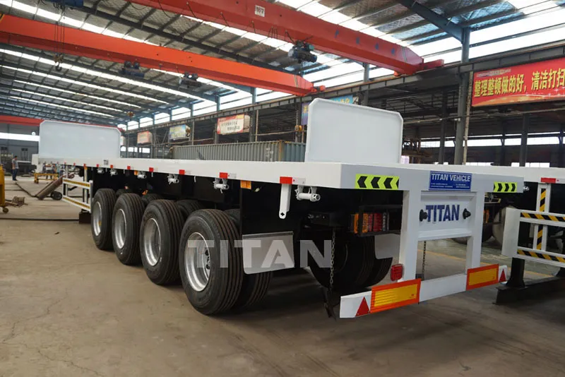 Titan Tridem Flat Deck Semi Trailer Low Drop Side Body Trailer