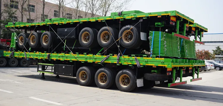 Titan Tridem Flat Deck Semi Trailer Low Drop Side Body Trailer