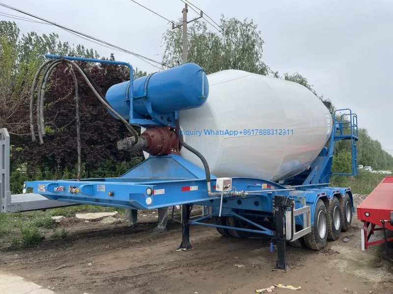 Trailer Concrete Mixer Pump Pully Machinery Trailer Concrete Mixer