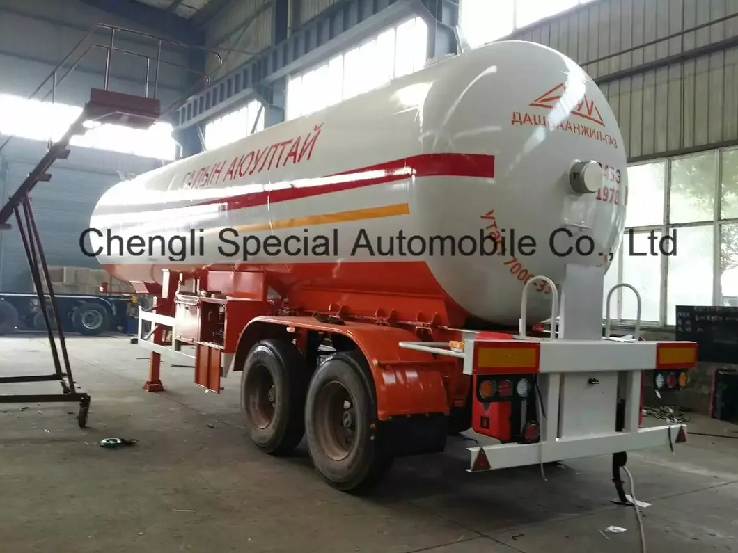 Trailer Type Cooking Gas Transmission Road LPG Tanker Truck