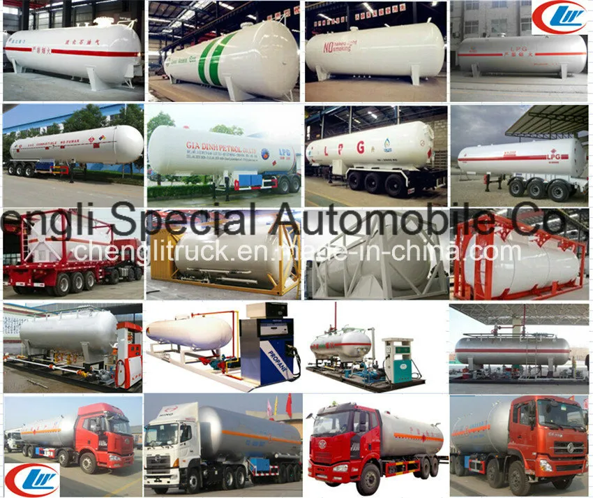Trailer Type Cooking Gas Transmission Road LPG Tanker Truck