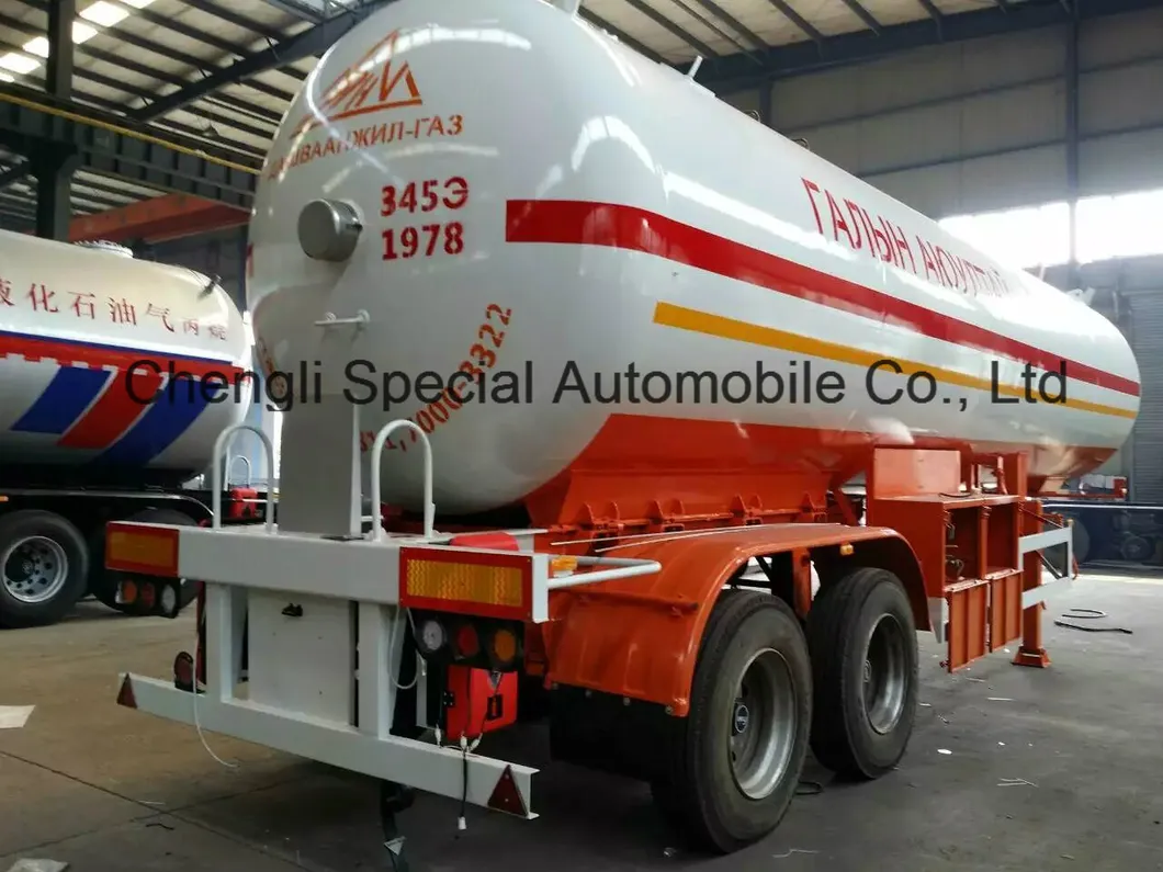 Trailer Type Cooking Gas Transmission Road LPG Tanker Truck