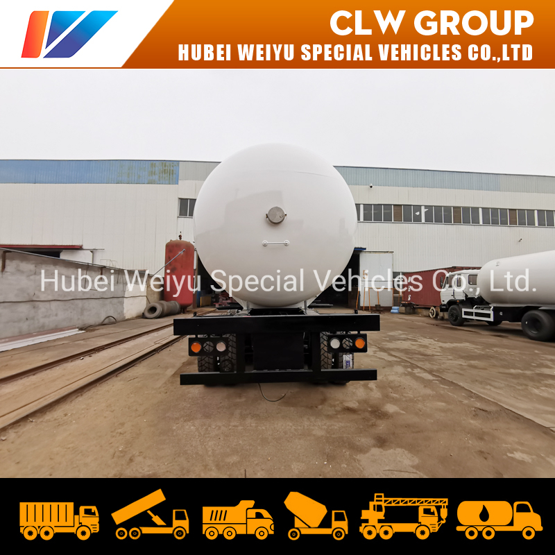 Tri-Axle 54000L LPG Tanker Semi Trailer LPG Truck Trailer 27 Tons Propane LPG Transport Tanker Trailer