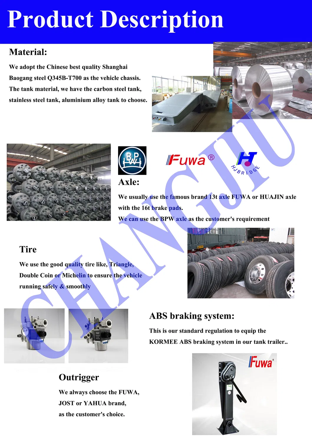 Tri Axles Gooseneck 13meters Excavator Low Bed Semi 3/4axles 45-60 Tons Low-Bed Heavy Equipment Lowbed Truck Semi Trailer