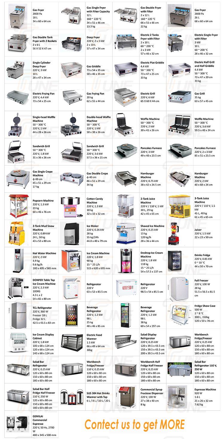 Tune 230cm Length Mobile Food Trailer Hot Dog Mobile Food Cart Snack Food Carts CE Approved