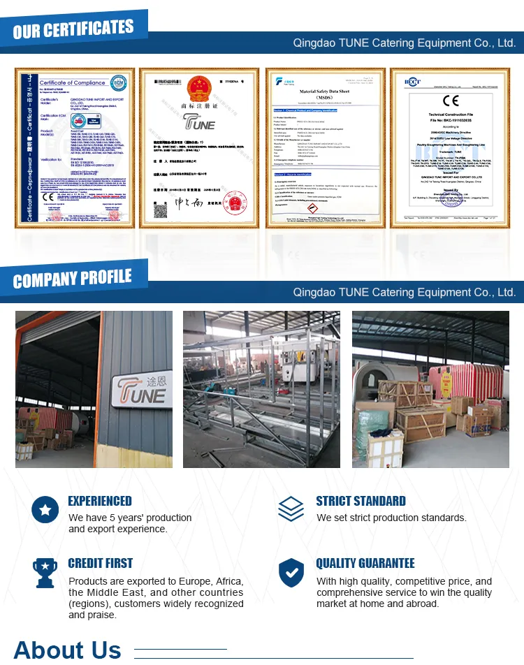 Tune Mobile Food Truck Galvanized Trailer Donuts Cart Hand Push Food Cart BBQ Trailer