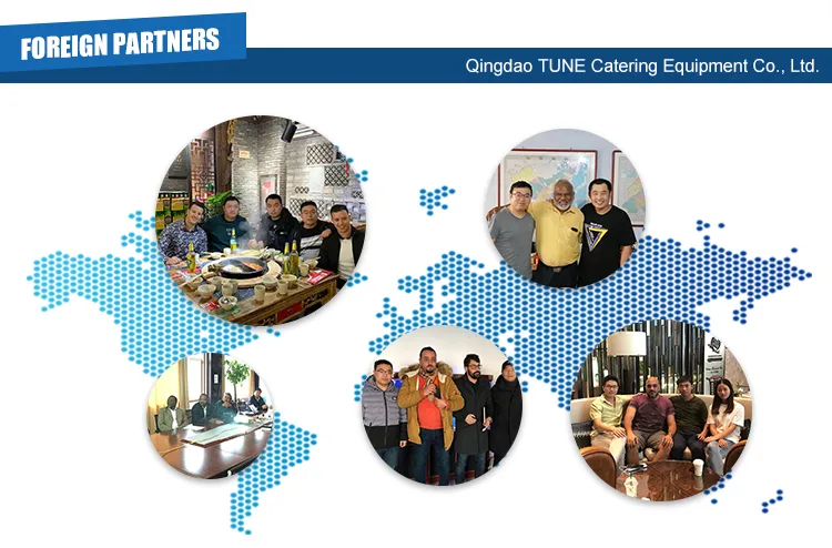 Tune Mobile Food Truck Galvanized Trailer Donuts Cart Hand Push Food Cart BBQ Trailer