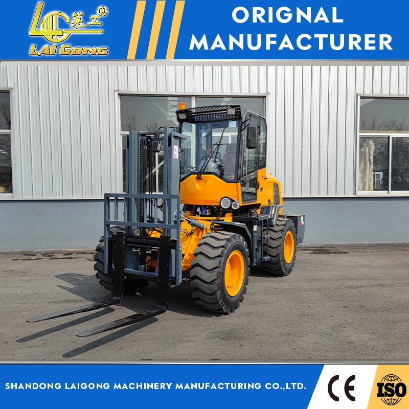 Two Colours Yellow/Green Forklift Truck for Sale