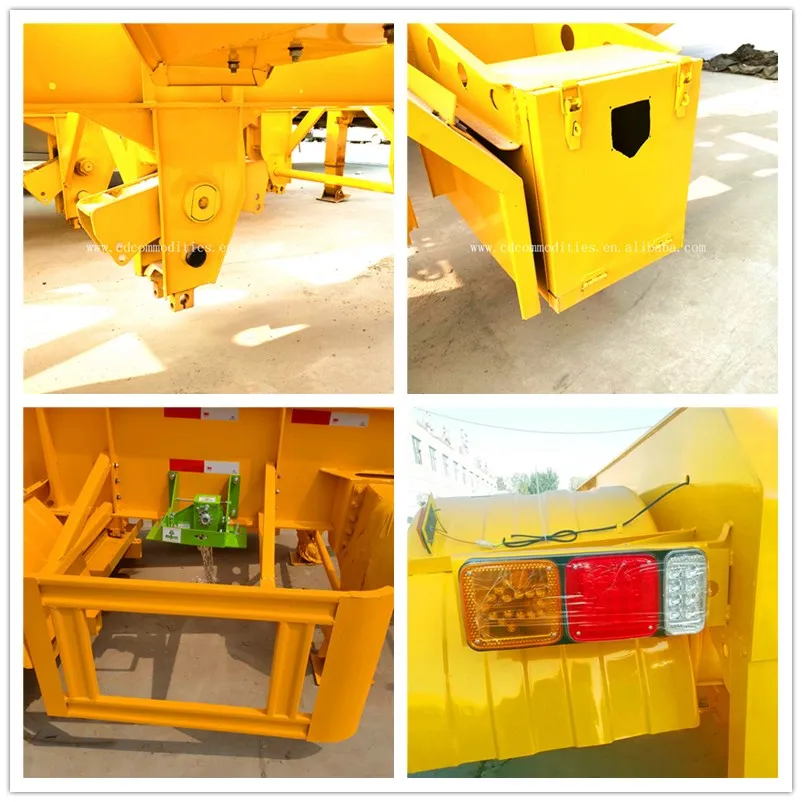 Used Skeleton Trailer 20FT 40FT Container Semi Trailer Skeleton