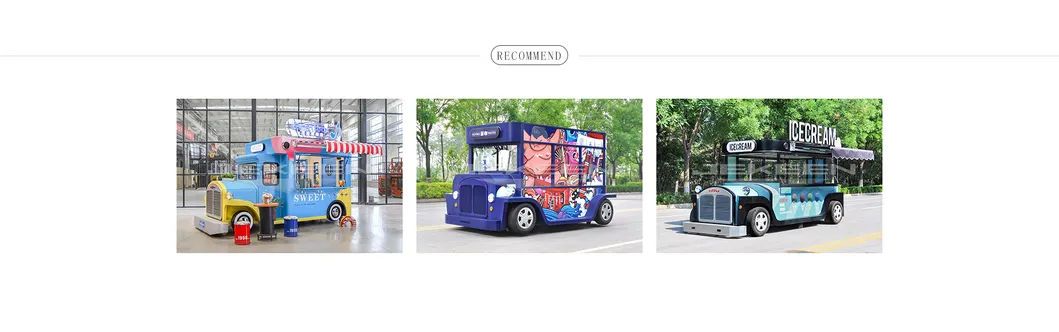 Wholesale Custom Hot Dog Ice Cream Trcuk Electric Fast Food Cart