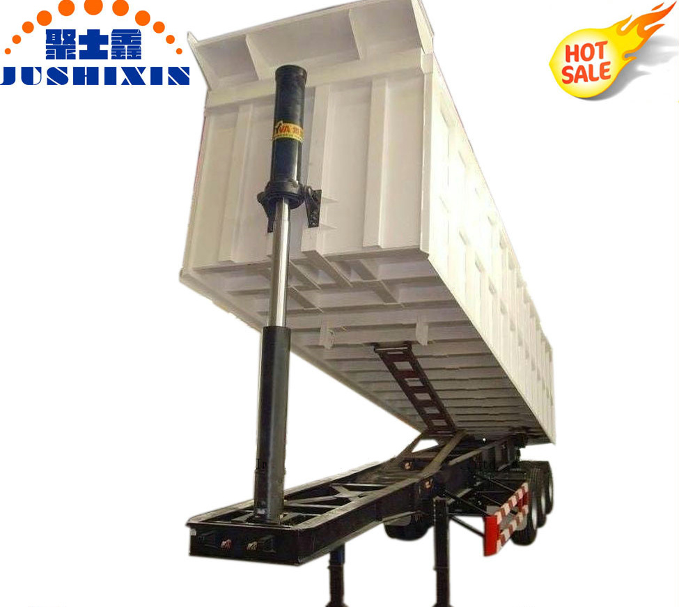 Widely Used Steel Material Tractor Hydraulic Dump Trailer for Sale