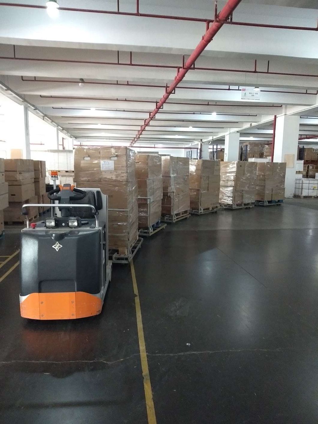 Xte50 Electric Towing Tractor 5000kg Capacity with EPS Standing on Type