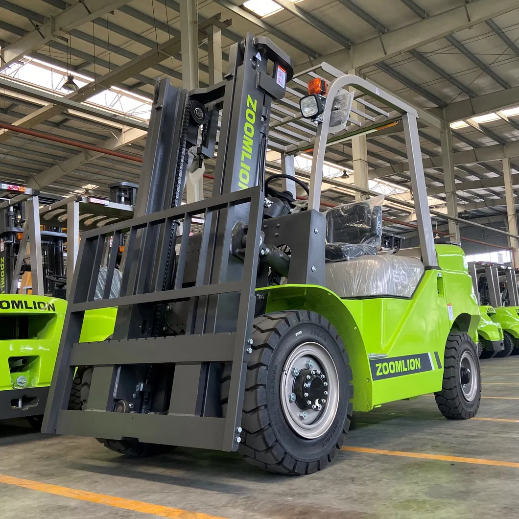 Zoomlion 5 T Diesel Lifter Cabin Forklift 5ton Cheap Fork Lift 5tonne