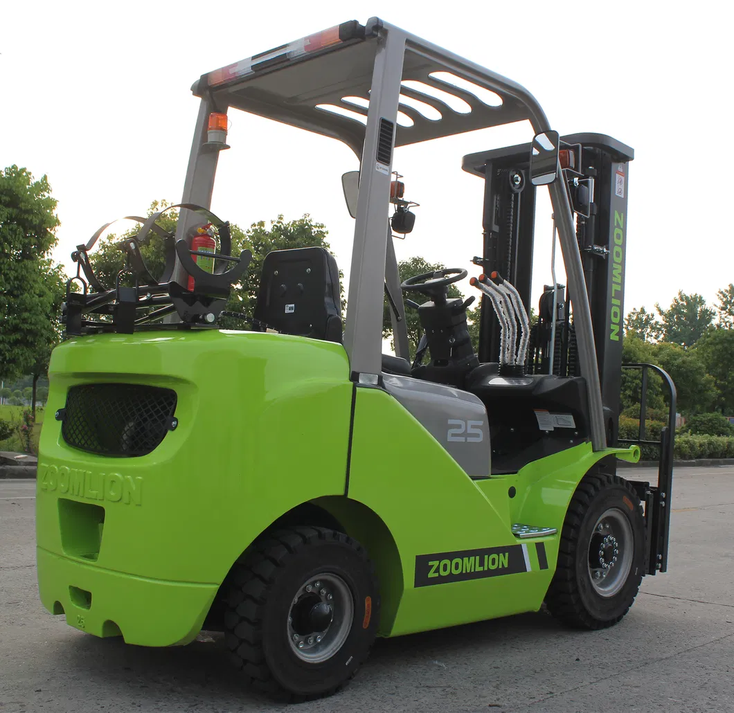Zoomlion Factory Supply LPG Gas Forklift FL20 FL25 2ton 2.5ton Nissan K25 Engine