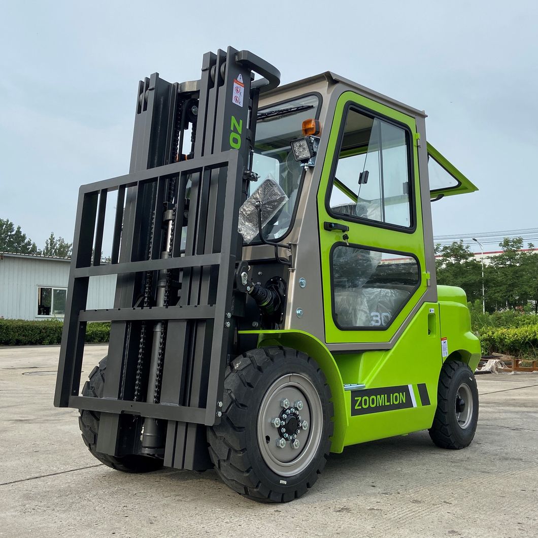 Zoomlion Fork Lifter Manufacture Cabin Forklift 3.5tons 3.5 Tons Fuel Powered