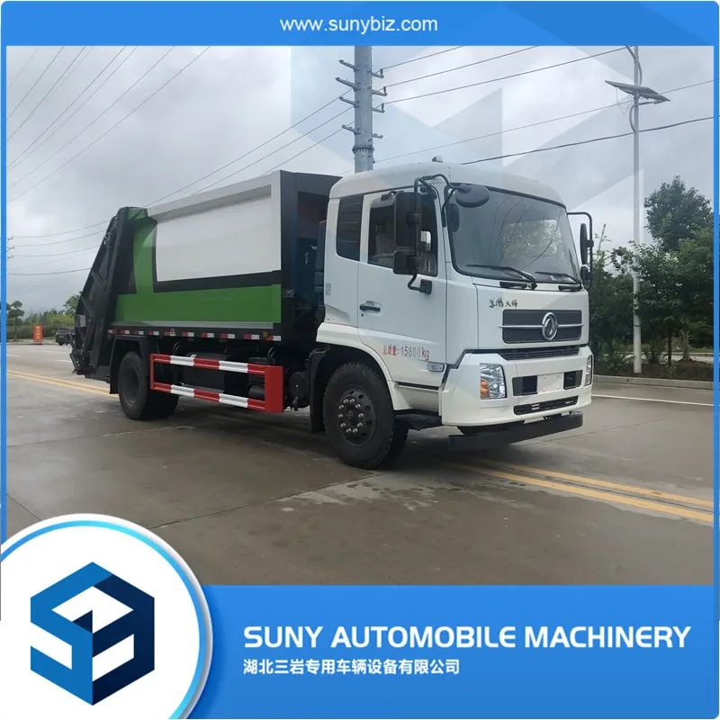 Zstruck Automated Waste Collection Vehicle 12 Cbm Compactor Garbage Truck